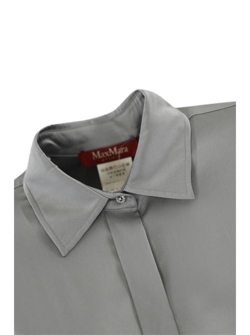 Camicia Baden in raso di seta acciaio MAX MARA STUDIO | 2426116022600080